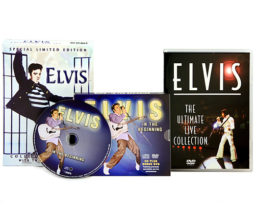 Elvis Presley: Collectors Box Set (2 DVD + CD) Формат: 2 DVD (PAL) (Подарочное издание) (Картонный бокс + кеер case) Дистрибьютор: Концерн "Группа Союз" Региональный код: 5 Количество слоев: DVD-5 инфо 13749k.