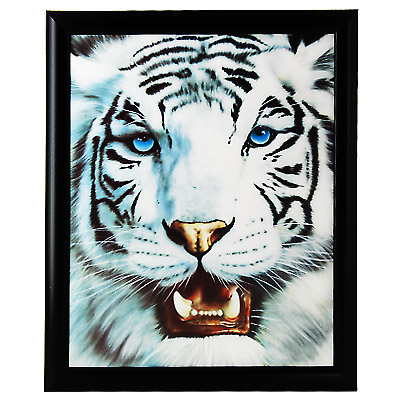 Постер "Белый тигр", 24 см x 30 см ДВП Изготовитель: Россия Артикул: 7021-24 инфо 3595b.