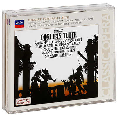 Sir Neville Marriner Mozart Cosi Fan Tutte (3 CD) Формат: 3 Audio CD (Box Set) Дистрибьюторы: Decca, ООО "Юниверсал Мьюзик" Европейский Союз Лицензионные товары инфо 3209a.