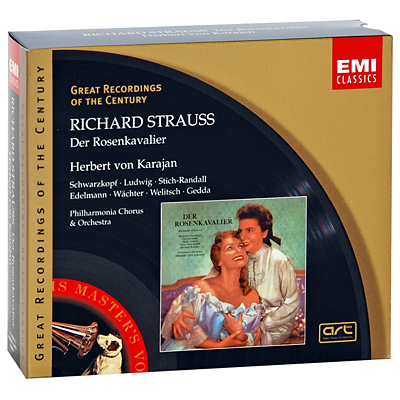 Herbert Von Karajan Strauss Der Rosenkavalier (3 CD) Серия: Great Recordings Of The Century инфо 3215a.