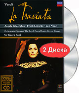 Verdi - La Traviata Sir Georg Solti (DVD + CD) Формат: DVD (NTSC) (Keep case) Дистрибьютор: Universal Music Russia Региональный код: 0 (All) Количество слоев: DVD-9 (2 слоя) Субтитры: Французский / Немецкий инфо 873d.